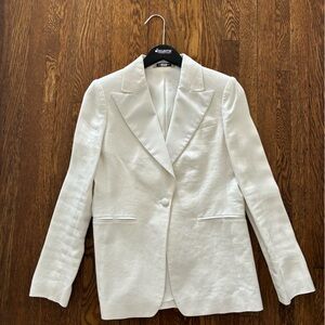 White Women's Tailored Blazer